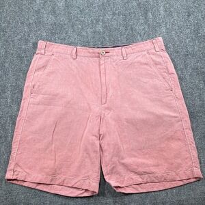 Orvis Shorts Mens 36 Red Lightweight Performance Stretch Flat Front‎ Casual